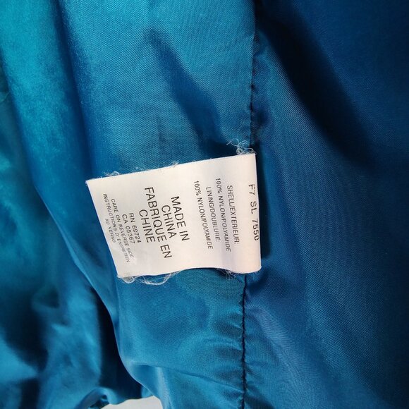 VINTAGE Columbia Gizzmo Jacket Women's Size Medium Teal Insulated Winter Coat - Picture 11 of 16